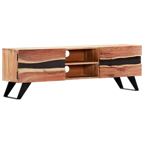 Swen Studio -  TV Cabinet 140x30x45 cm Solid Acacia Wood